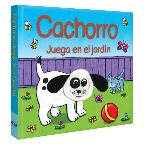 Cachorro Juega en el Jardín