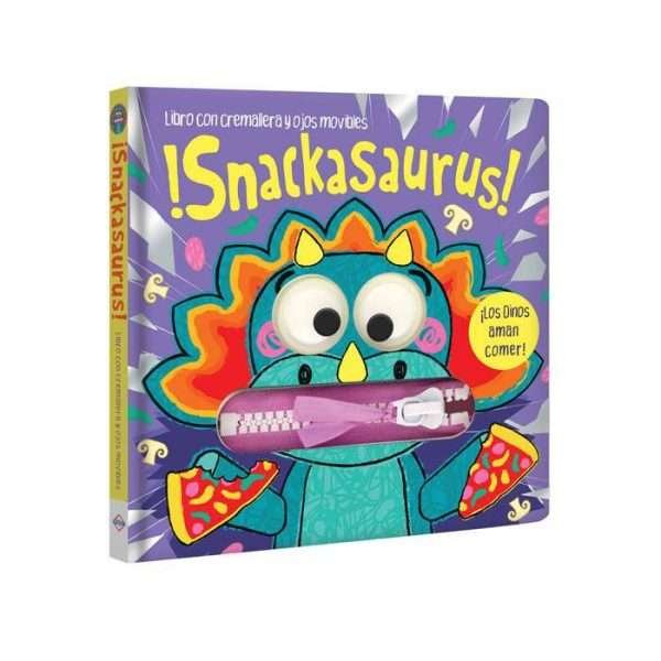 ¡Snackasaurus! – Libro con Cremallera y Ojos Movibles