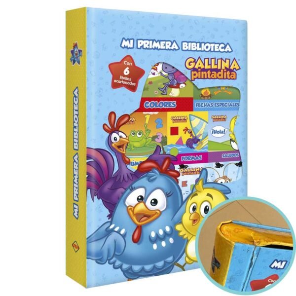 Gallina pintadita, libritos acartonados