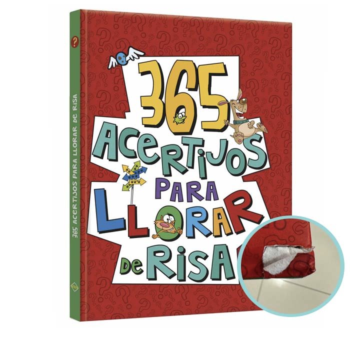 Libro 365 acertijos para llorar de risa, edición outlet
