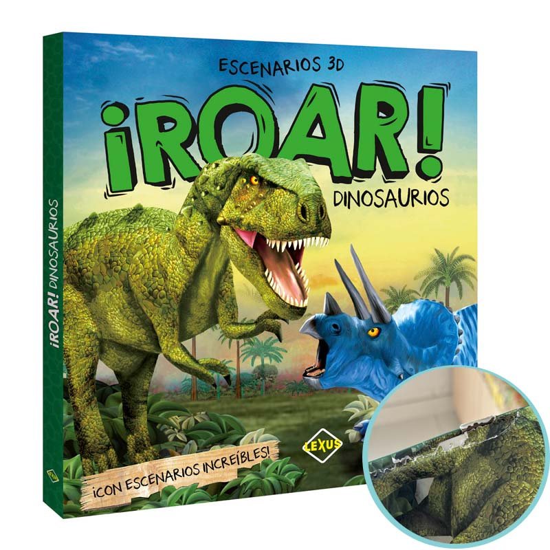 Dinosaurios, escenarios 3D
