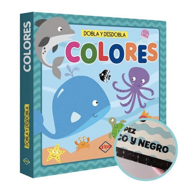 Dobla y desdobla, colores. Libro acrodéon