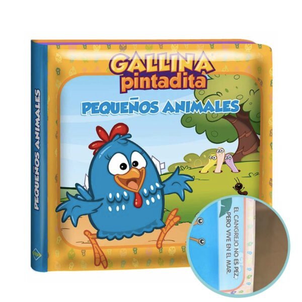 Gallina pintadita, libro impermeable