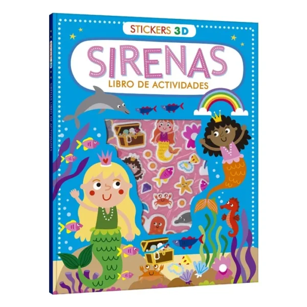 Sirenas Libro de Actividades Stickers 3D