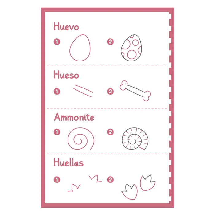 Aprende a dibujar Dinosaurios - Imagen 2