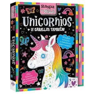 Unicornios – Colección Raspa y Dibuja